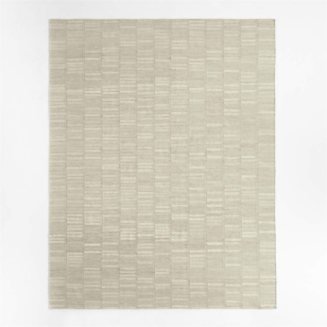 Carmel Wool Taupe Area Rug 10x14