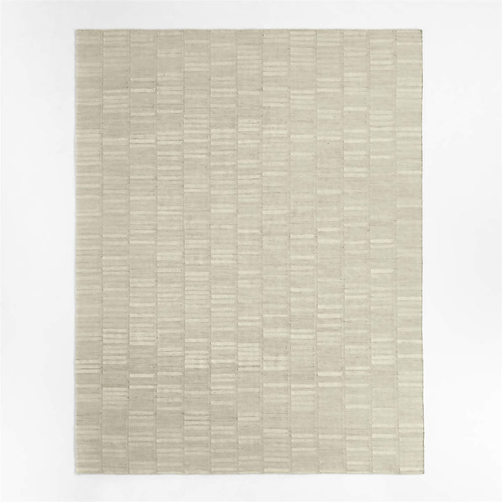 Carmel Wool Taupe Area Rug 10x14
