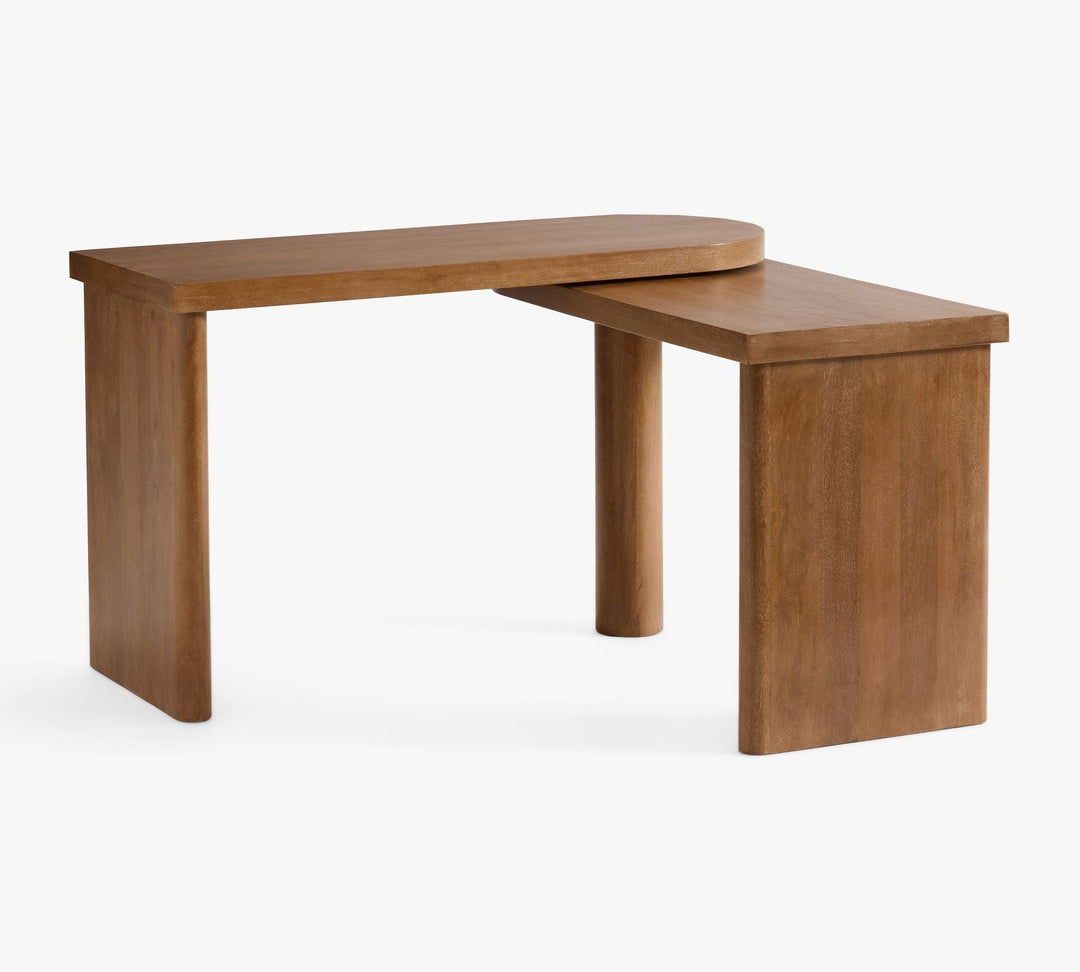 Cayman L Shape Rotating Desk