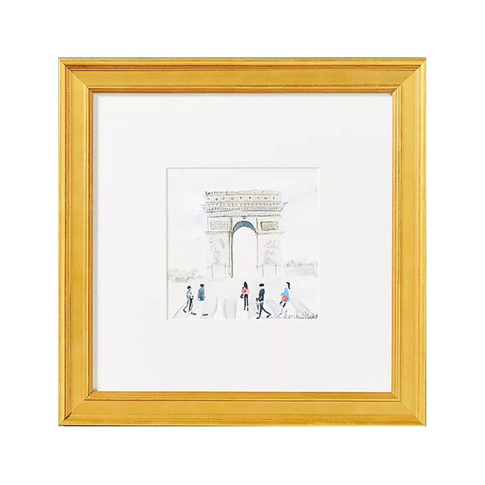 Paris Commute Wall Art with Frame