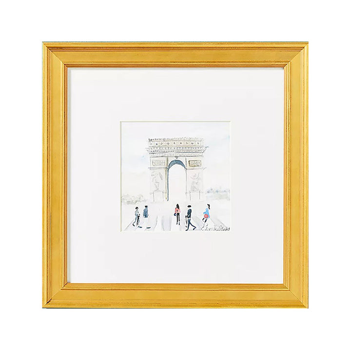 Paris Commute Wall Art with Frame
