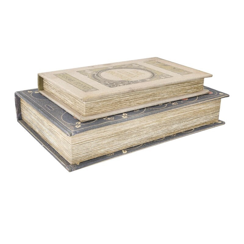 2 Piece Naccarato Decorative Book Set