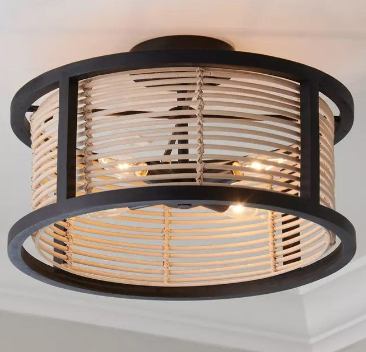 Organic Paraso Convertible Semi Flush Ceiling Light