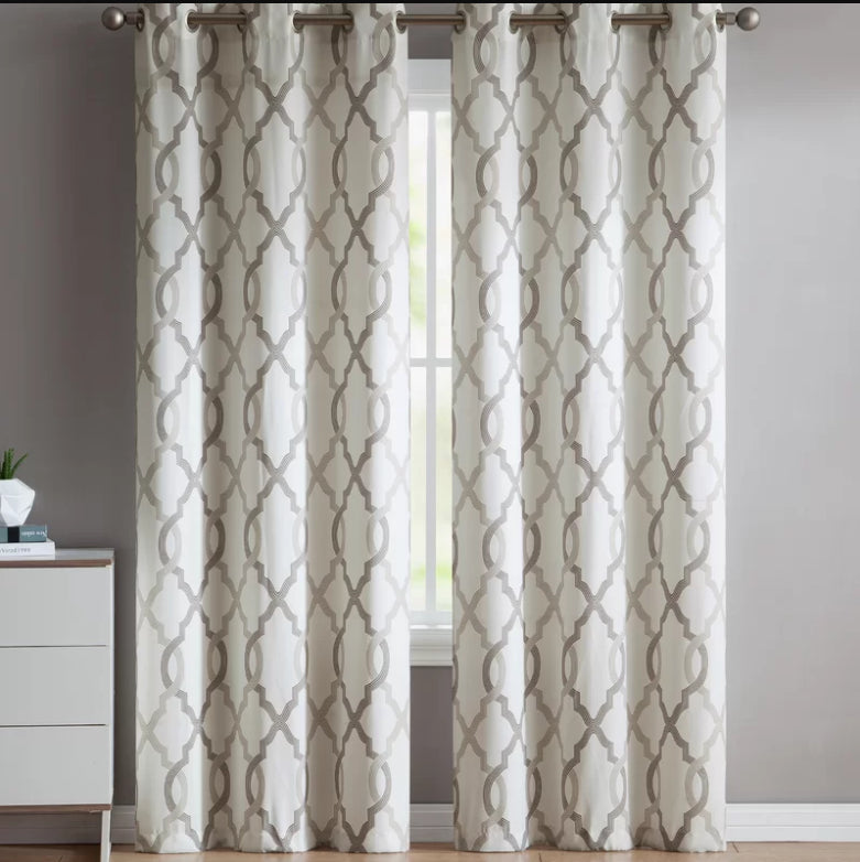 Belchers Polyester Semi Sheer Curtain