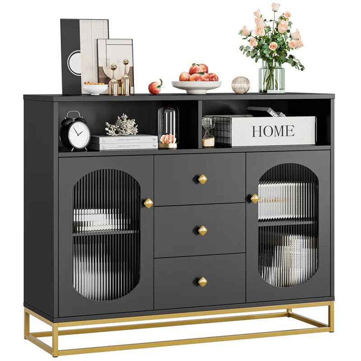 Menifee 2-Door Sideboard With 3 Drawers