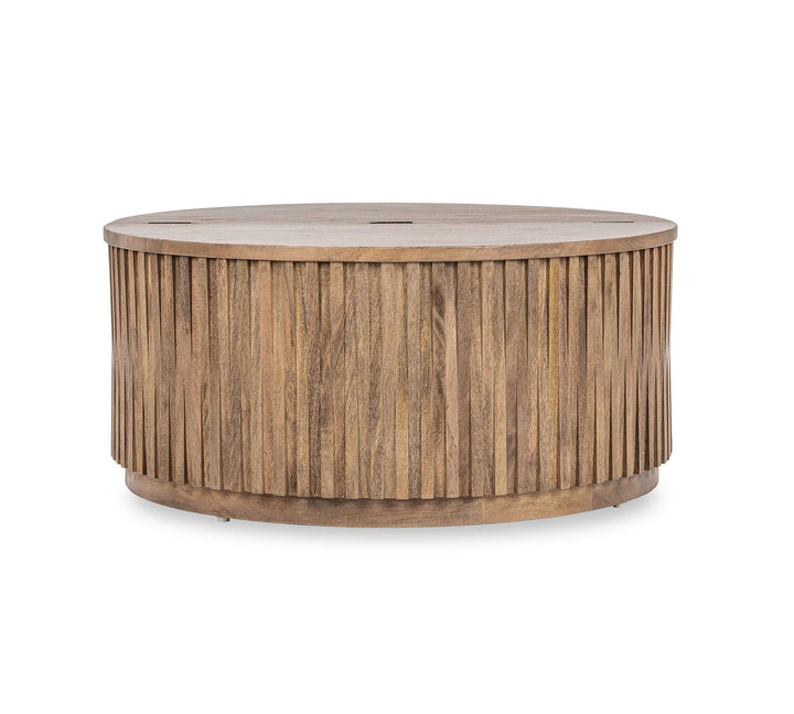 Coloma Round Storage Coffee Table