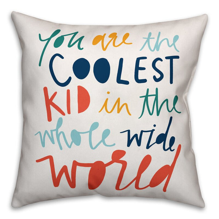Adairsville Kid Square Pillow Cover With Insert