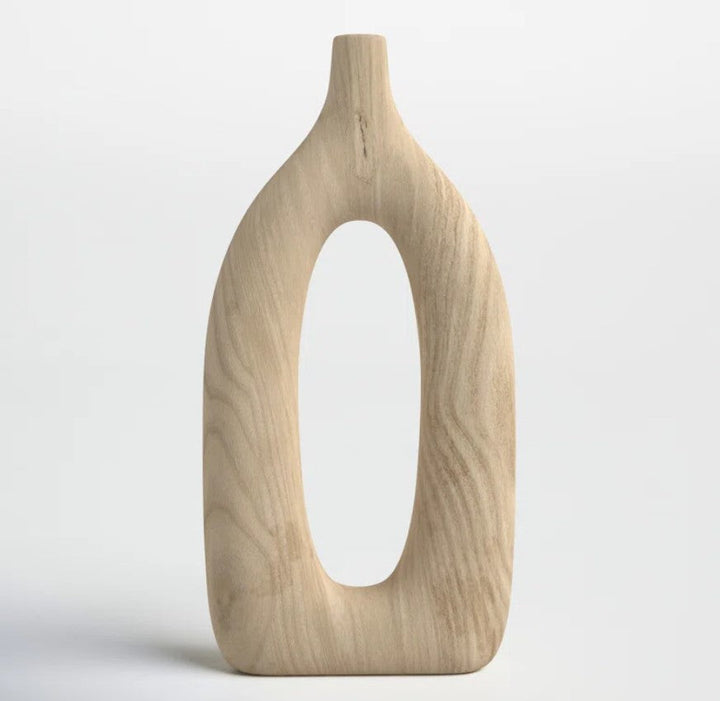 Handmade Wood Table Vase