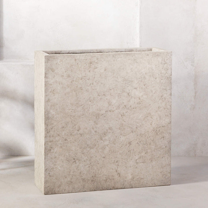 ASH RECTANGULAR CONCRETE PLANTER LARGE