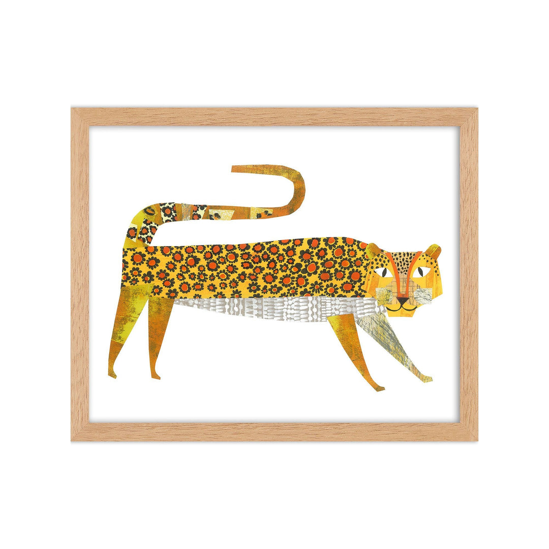WerkShoppe Leopard Framed Wall Art