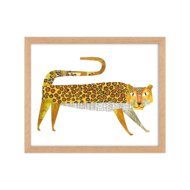 WerkShoppe Leopard Framed Wall Art