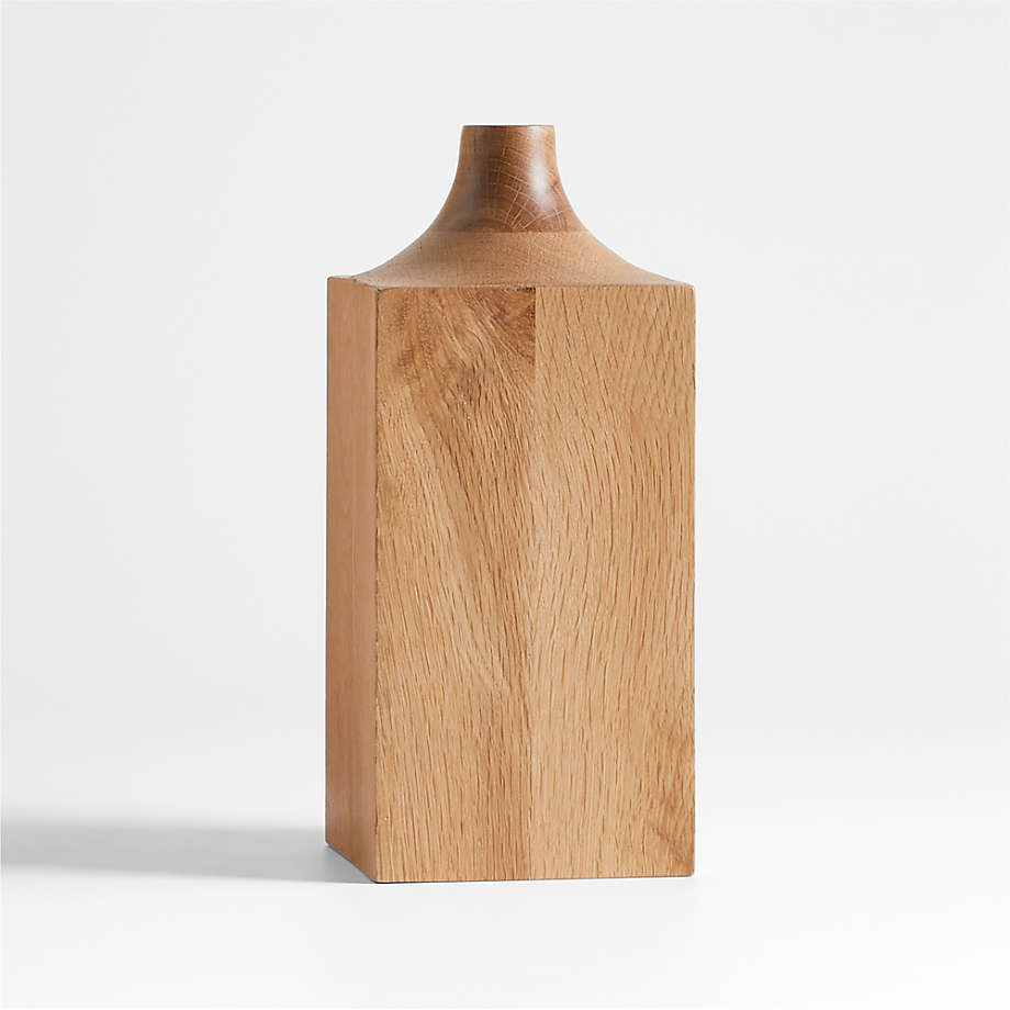 Izumo Medium Light Oak Vase