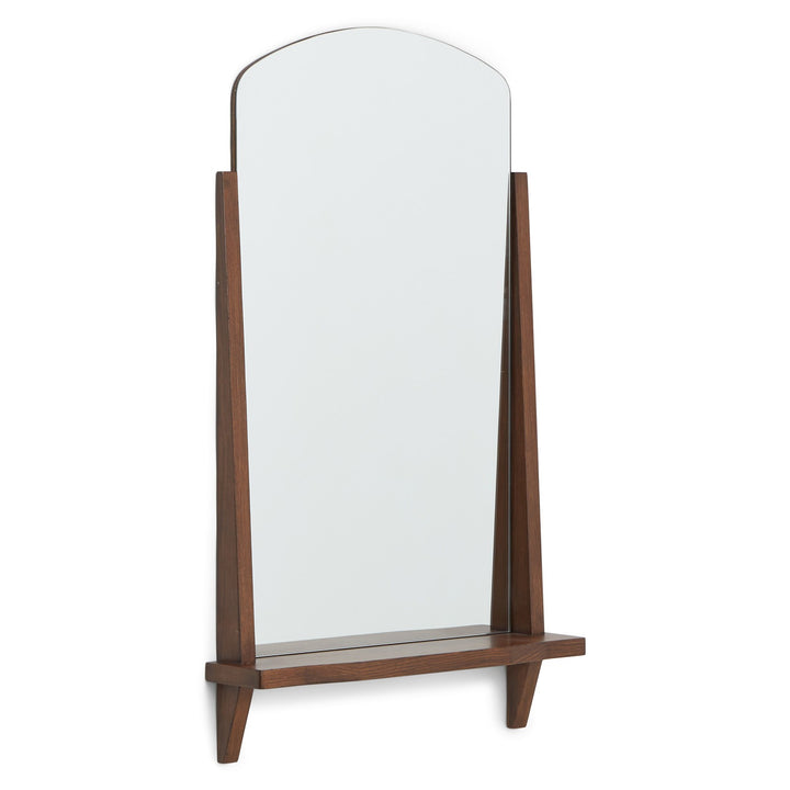 Luras Walnut Wall Mirror