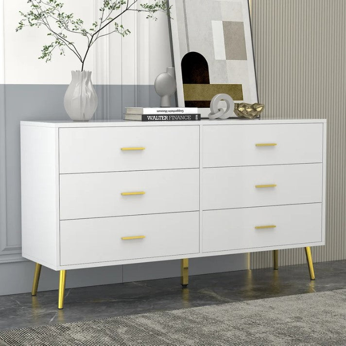 6 Drawer Double Dresser