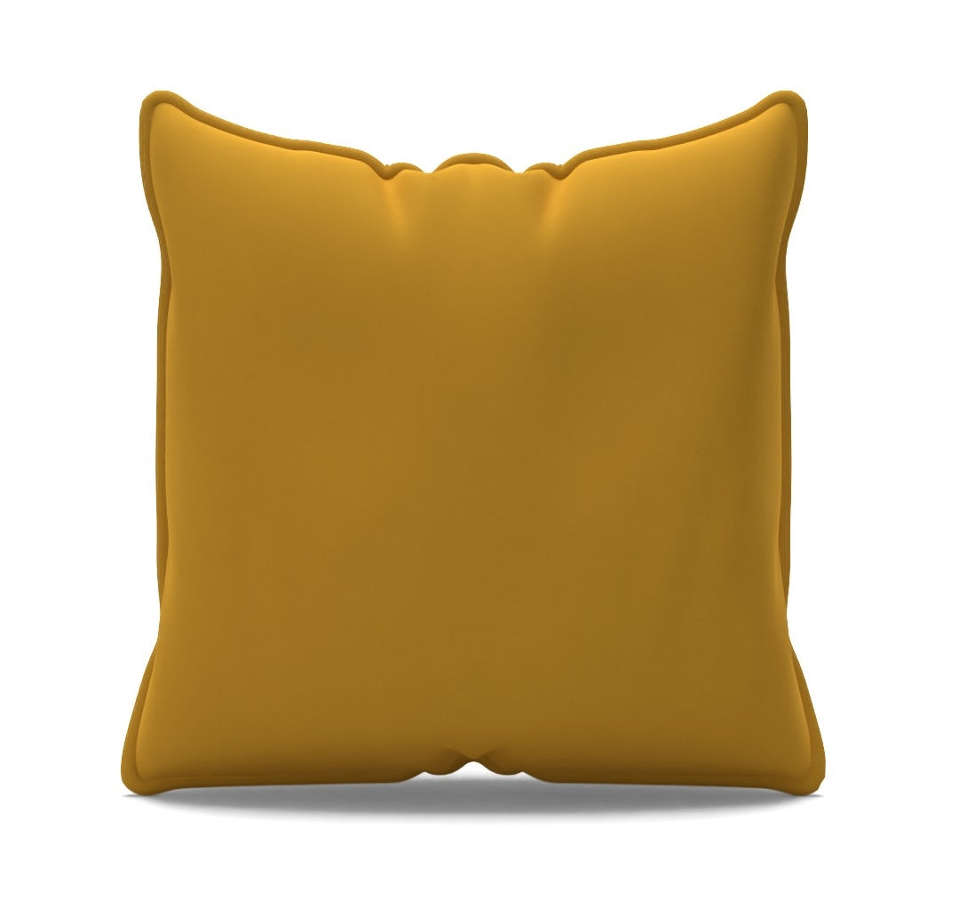 Cotton Velvet Pillow With Insert 18"x18"