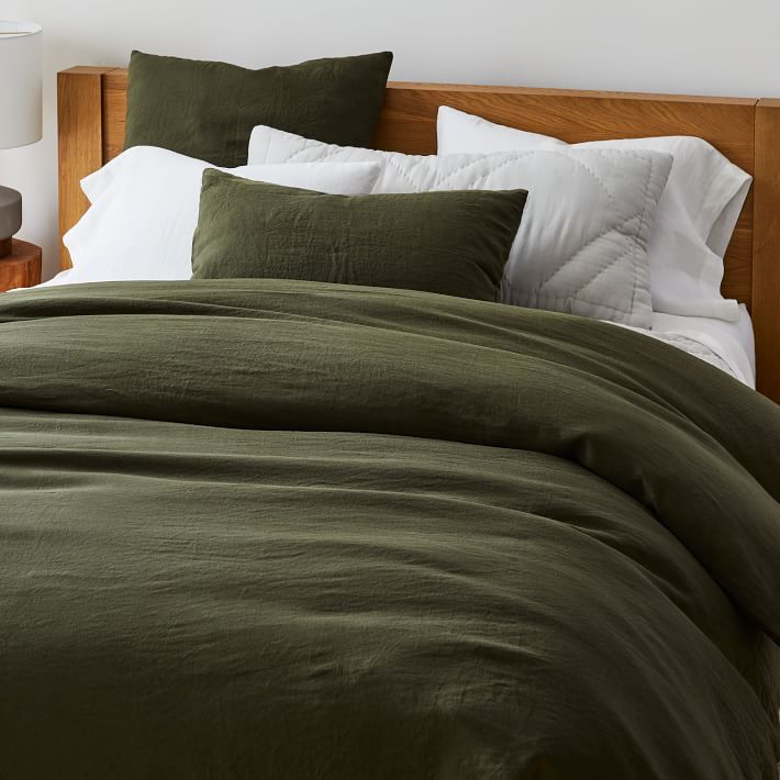 European Flax Linen Duvet Cover Queen