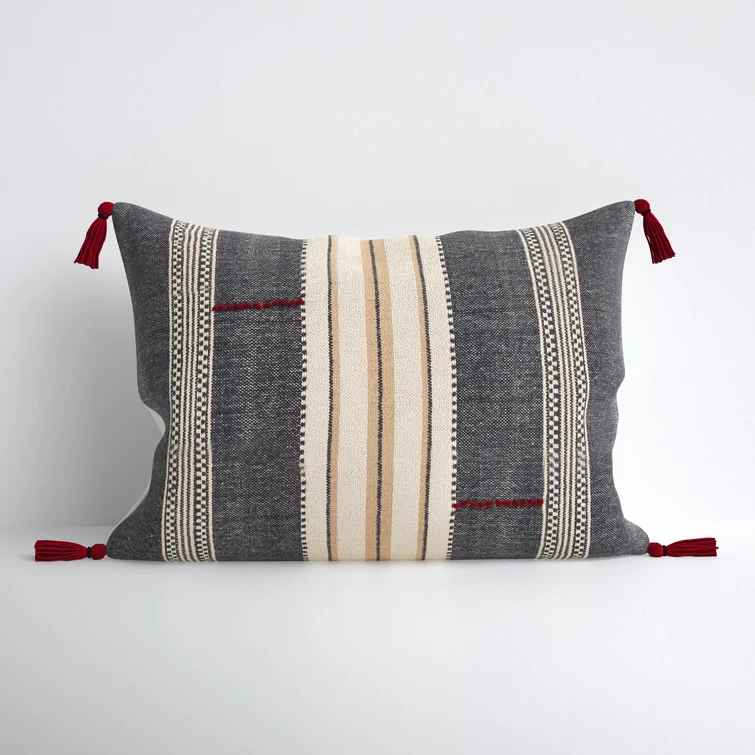 Gordon Lumbar Pillow Cover with Insert-16"x24"