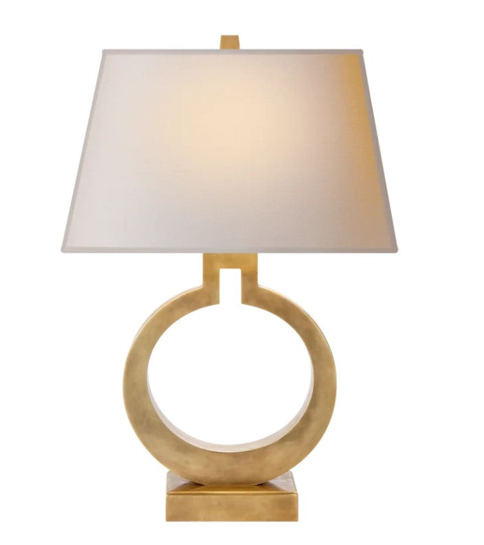Visual Comfort Signature Ring Form Small Table Lamp