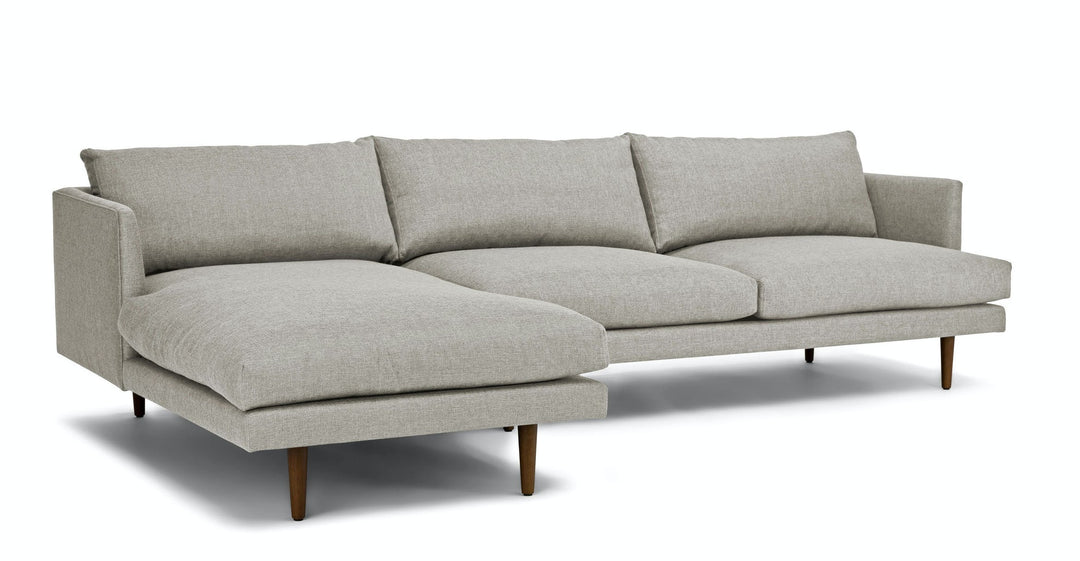 Burrard Seasalt Gray Left Sectional Sofa