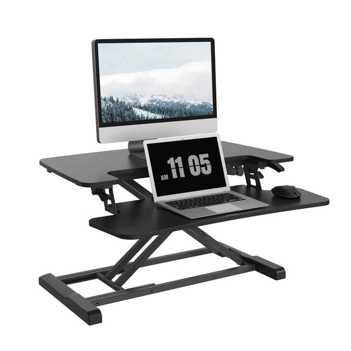 Desk Converter with Removable Keyboard Tray