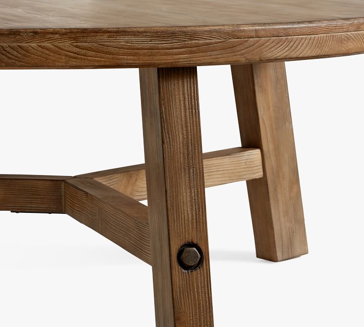 Rustic Farmhouse Round Coffee Table