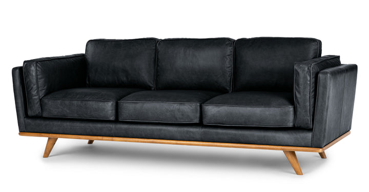 Timber Charme Black Sofa