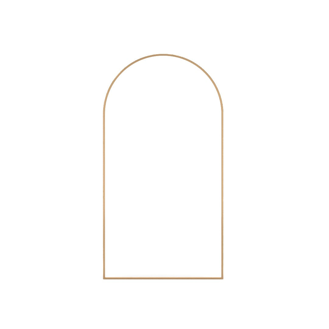 Arched Metal Framed Medicine Cabinet