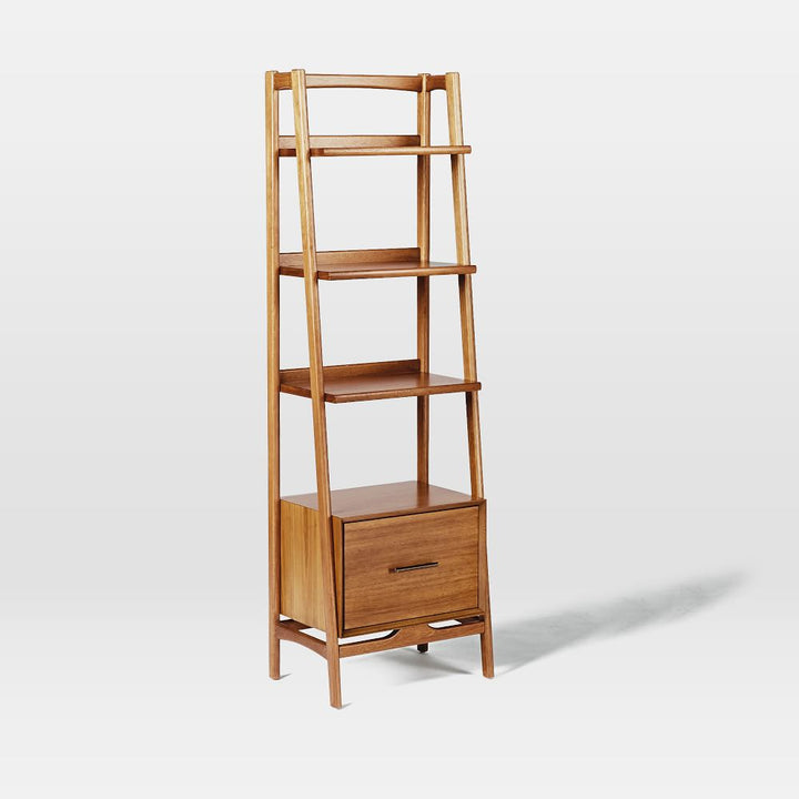 Mid Century Bookshelf Drawer