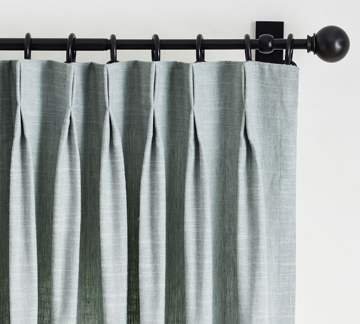 Emery Linen Pinch Pleat Curtain 108"