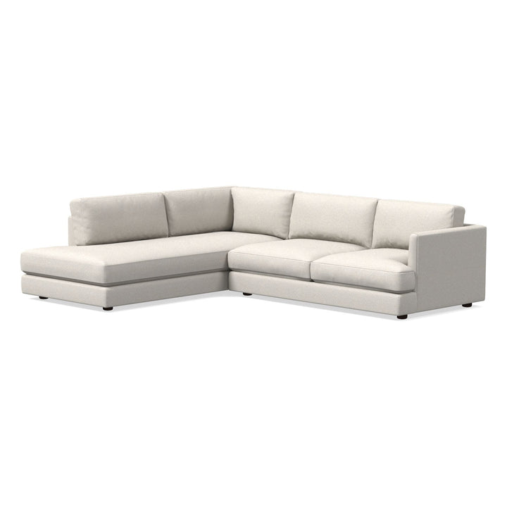 Haven Left 2 Piece Bumper Chaise Sectional