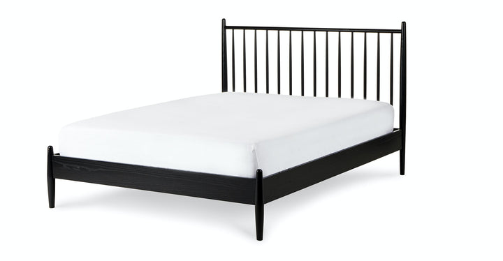 Lenia Black Ash Bed-Queen