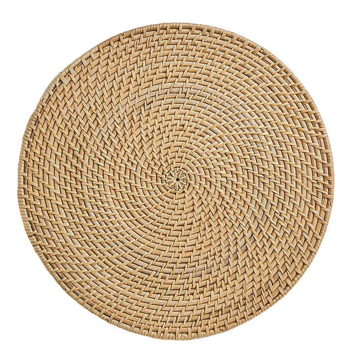 Artesia Natural Round Placemat