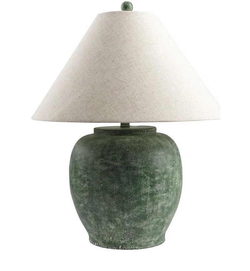 Kiku Cement Table Lamp