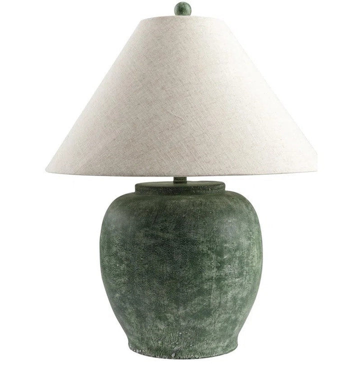 Kiku Cement Table Lamp