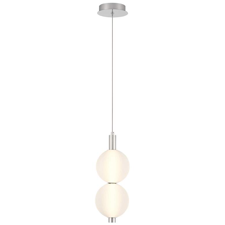 Palmas 16" LED Pendant Nickel