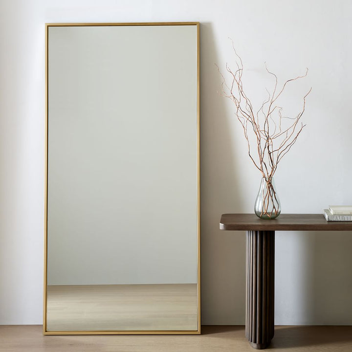 Metal Frame Oversized Floor Mirror