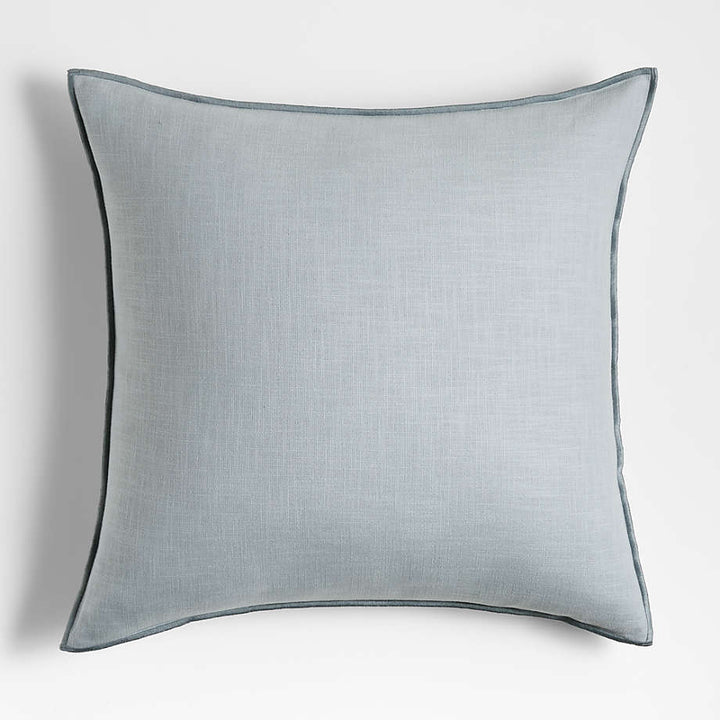 Quarry Merrow Stitch Cotton Pillow with Insert-23"x23"