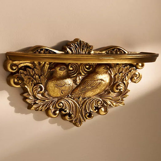 Wooded Manor Shelf Bird