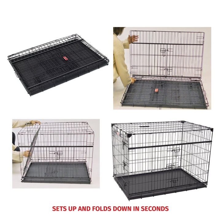 Seaforth Sliding Double Door Pet Crate
