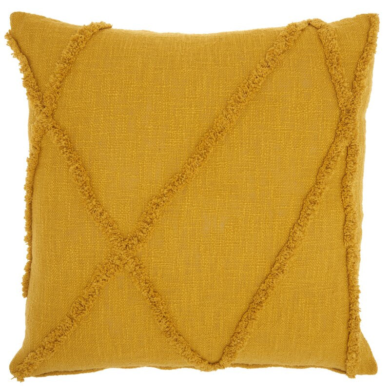Remi Abstract Square Cotton Pillow Cover And Insert