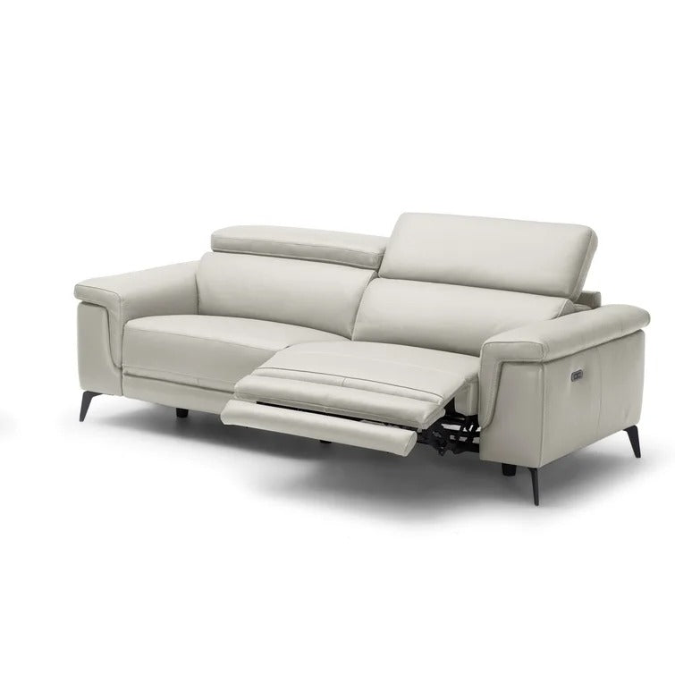 Philippa 84'' Genuine Leather Pillow Top Arm Reclining Sofa