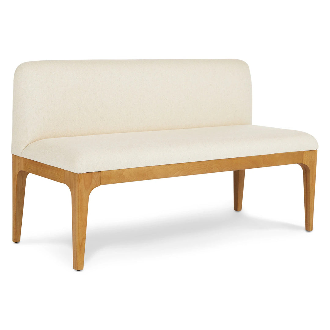 Rosin Welsh Ivory Armless Banquette