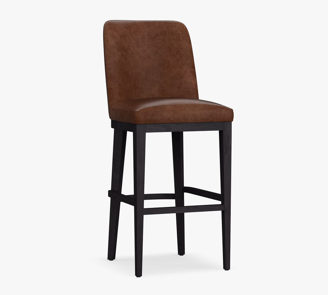 Layton Leather Bar & Counter Stools