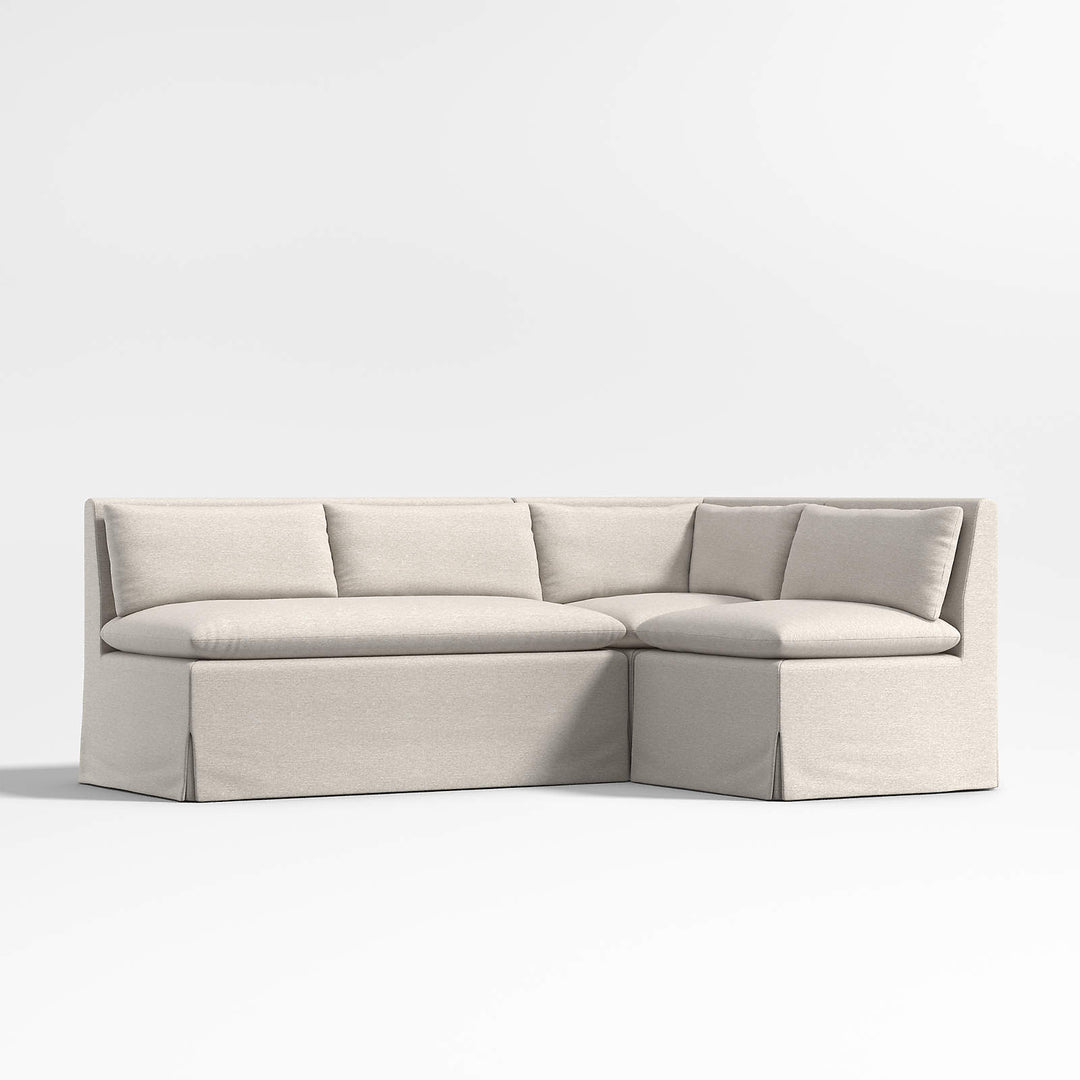 Belmar Single L Shaped Loveseat Dining Banquette
