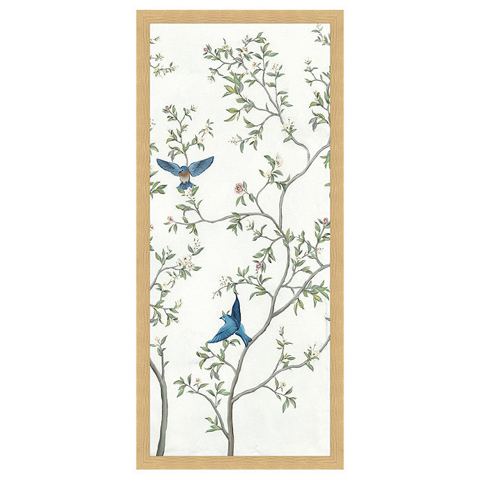 Sweet Chinoiserie Art Print I With Frame-60"x26"