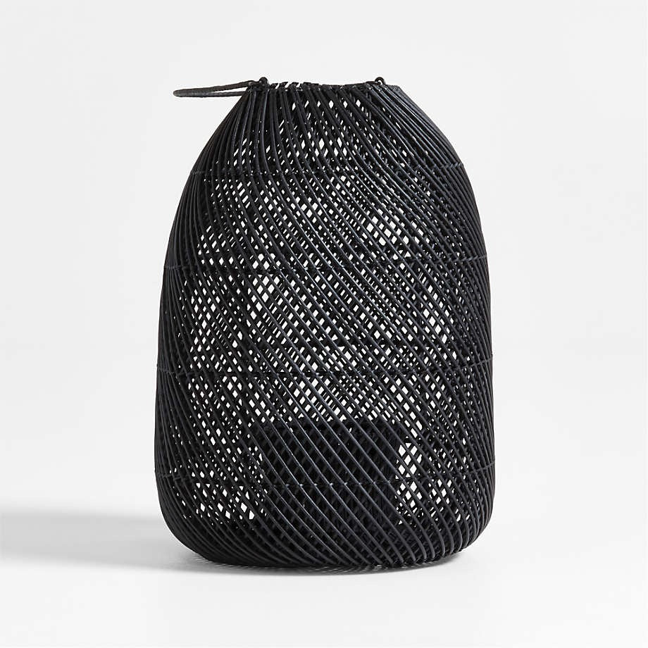 Rota Black Woven Lantern 17