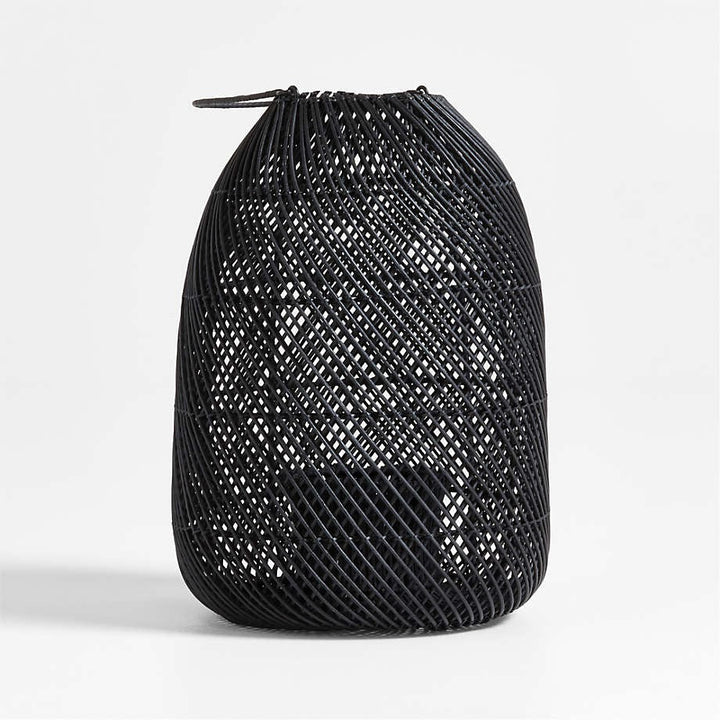 Rota Black Woven Lantern 17