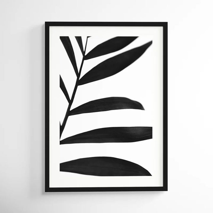 Black Palms Picture Frame Painting Print With Frame-31.38"x43.38"