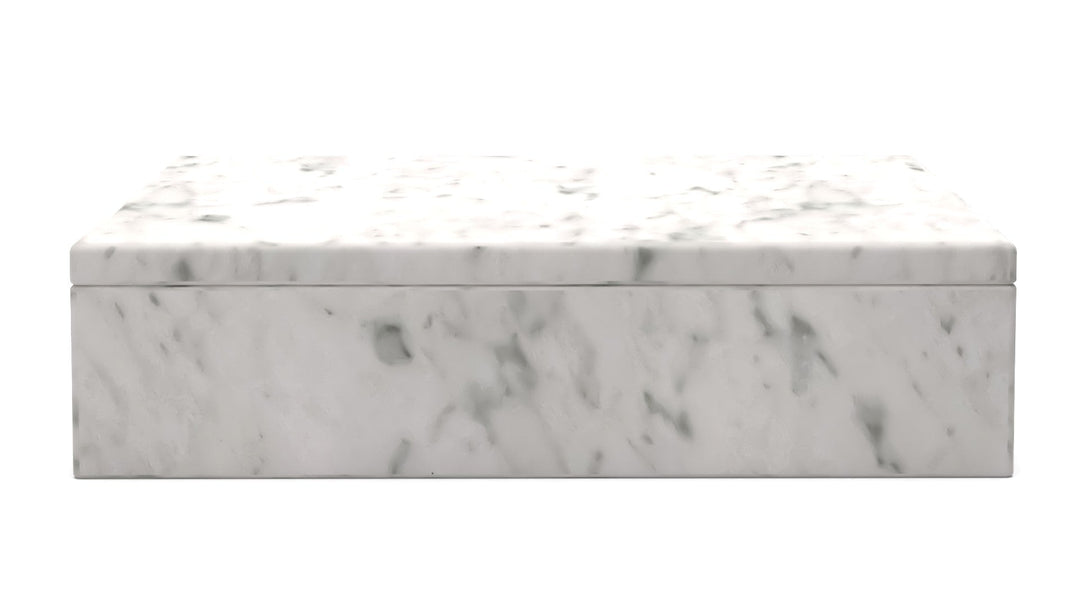 Large White Marble Box