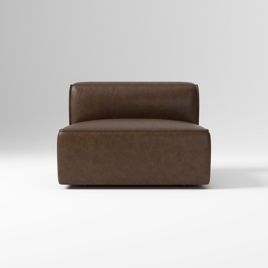Remi Modular Leather Armless single Sectional